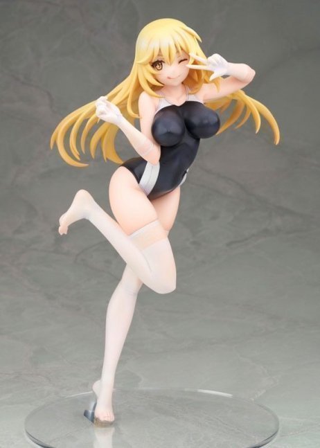 Misaki Shokuhou 1/7 Figure School Swimsuit and Knee-high Socks Ver. -- Toaru Kagaku no Railgun T
