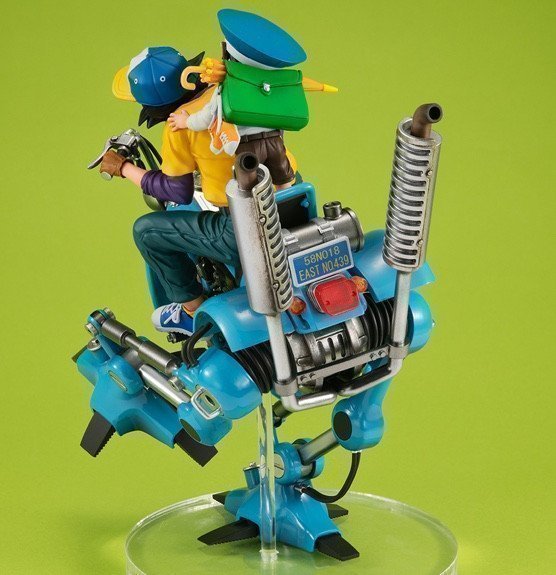 Son Goku & Gohan & Bipedal Walking Robot Desktop Real McCoy EX Figure