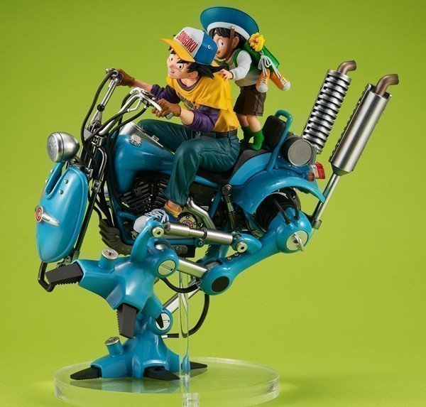 Son Goku & Gohan & Bipedal Walking Robot Desktop Real McCoy EX Figure