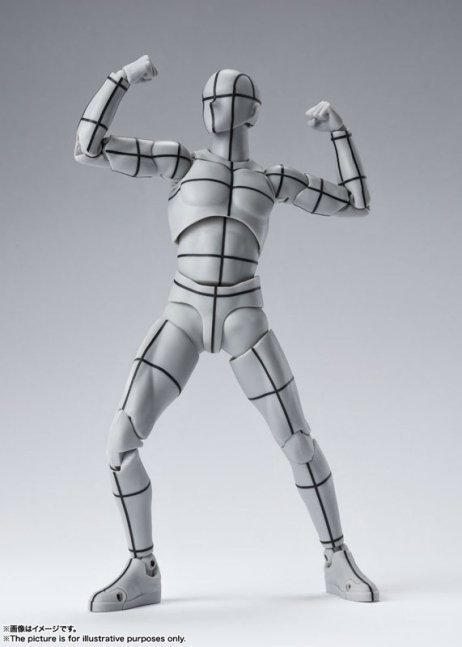 S.H.Figuarts Body-kun -Wire Frame- (Gray Color Ver.)