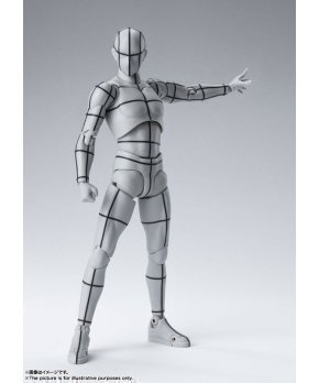 S.H.Figuarts Body-kun -Wire Frame- (Gray Color Ver.)